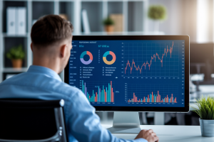 analyste-dos-ecran-graphes-bureau