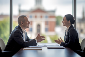 deux-personnes-bureau-discussion-fenetre