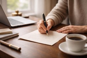 personne-bureau-stylo-plume-lumiere-naturelle